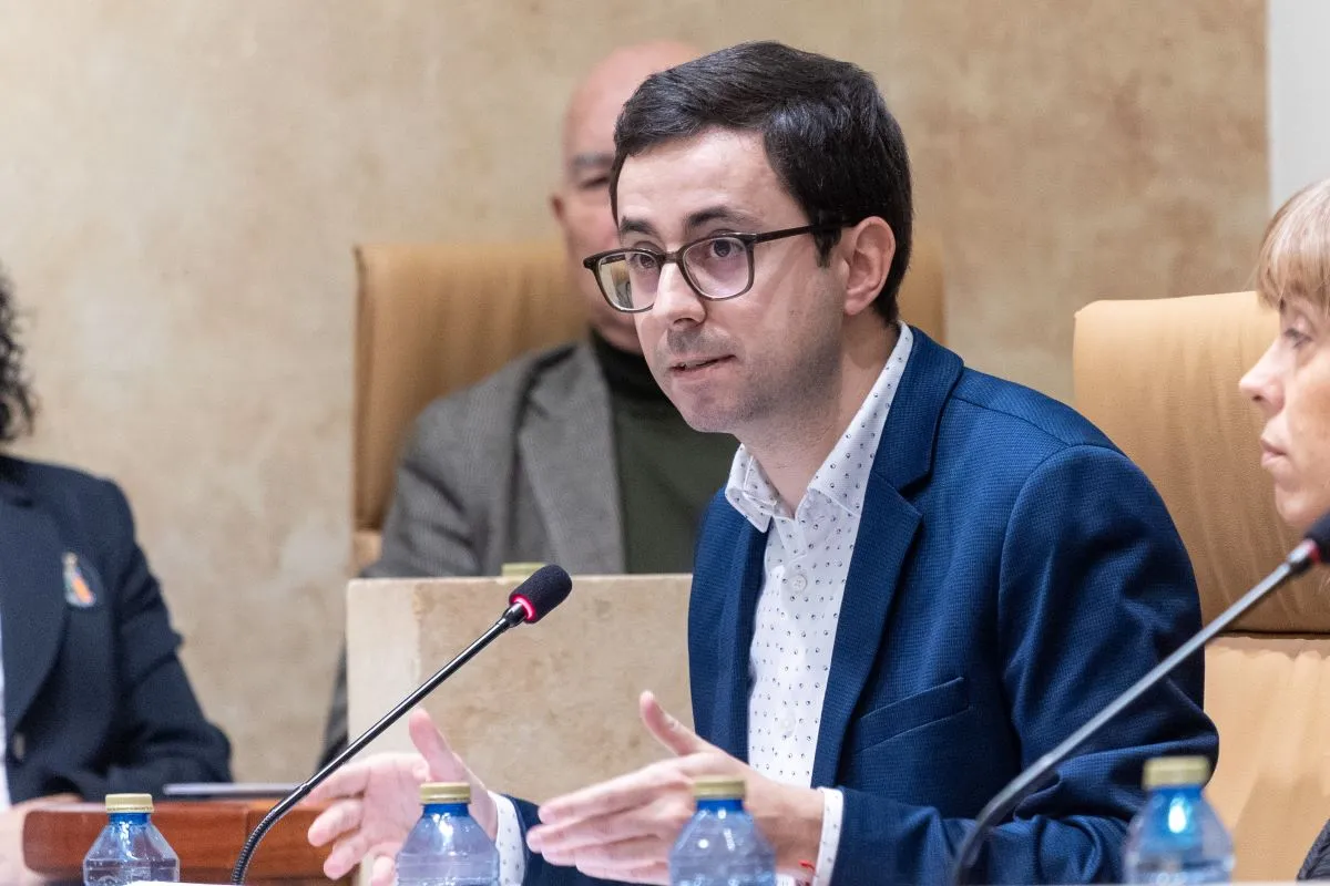 José Luis Mateos (PSOE) interviene en el Pleno del Ayuntamiento de Salamanca