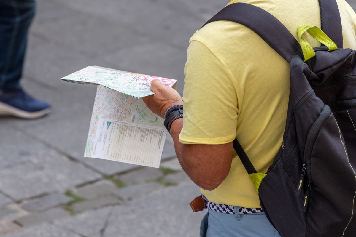 Turista, mapa
