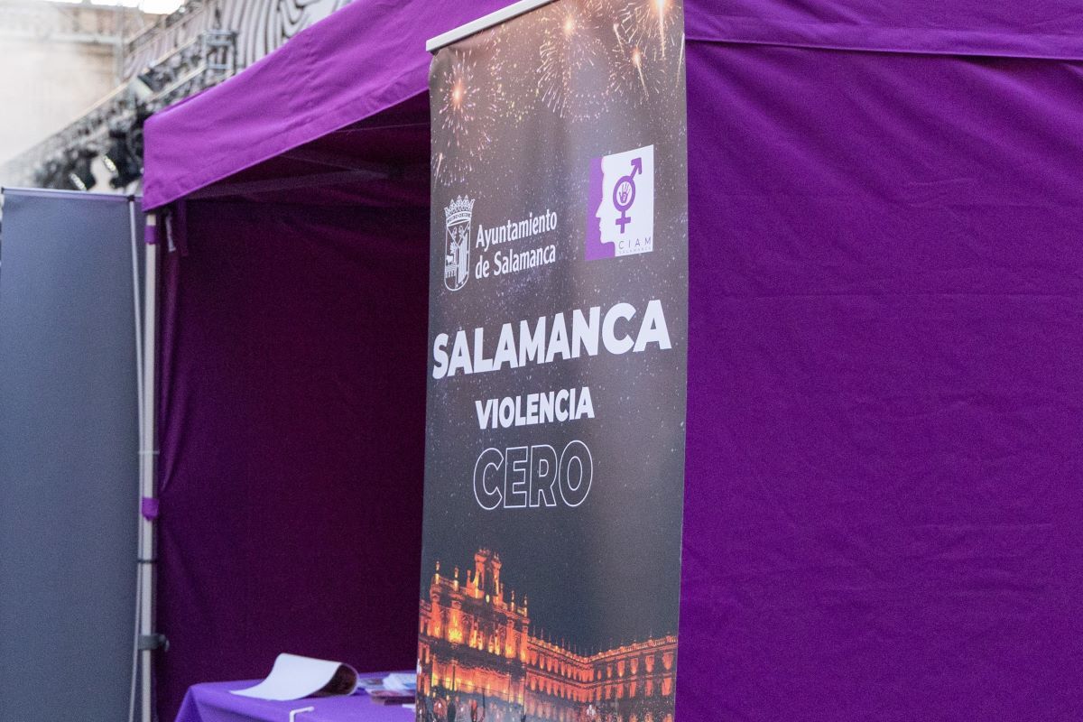 Punto violeta instalado durante las últimas Ferias y Fiestas | Foto: PSOE