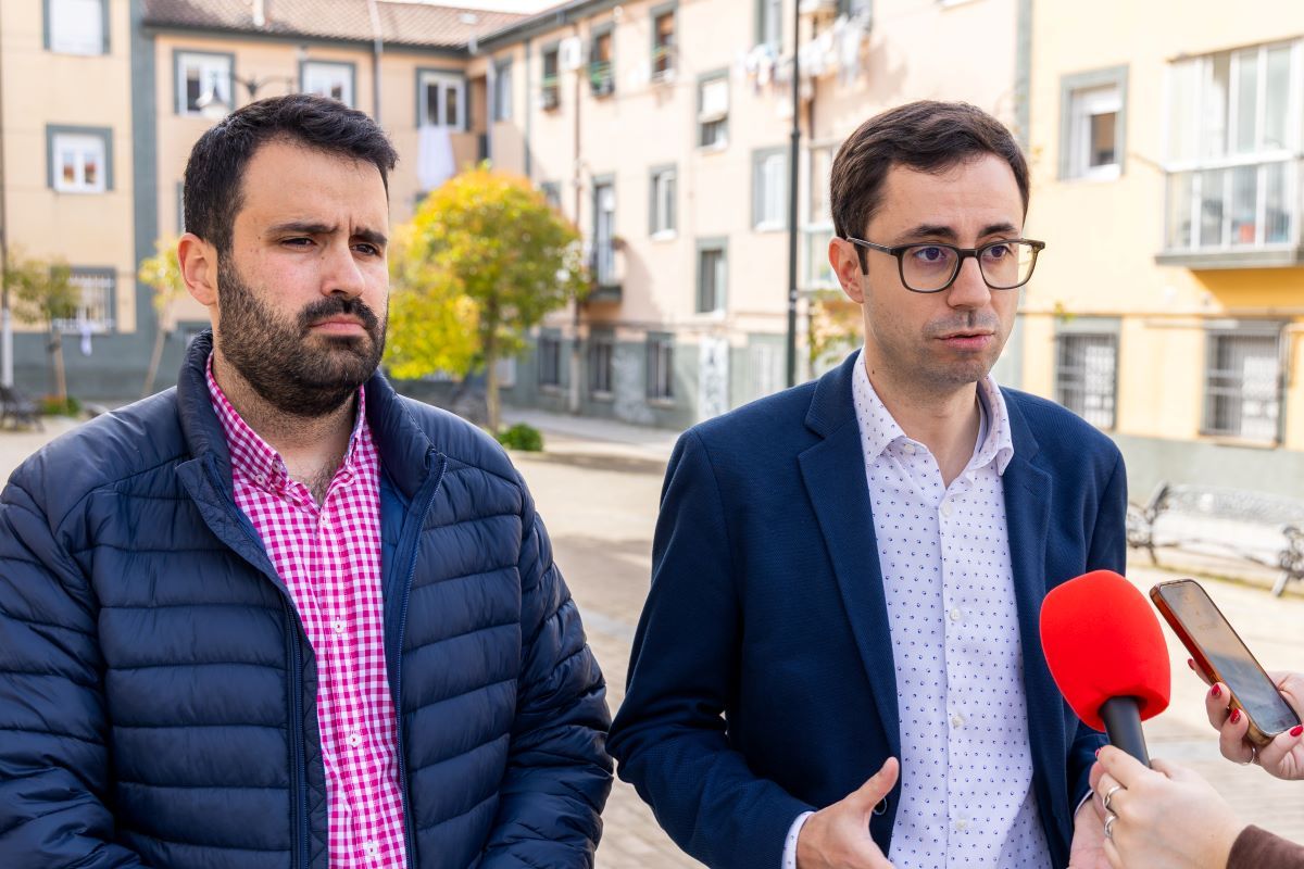 Álvaro Antolín y José Luis Mateos, en la rueda de prensa
