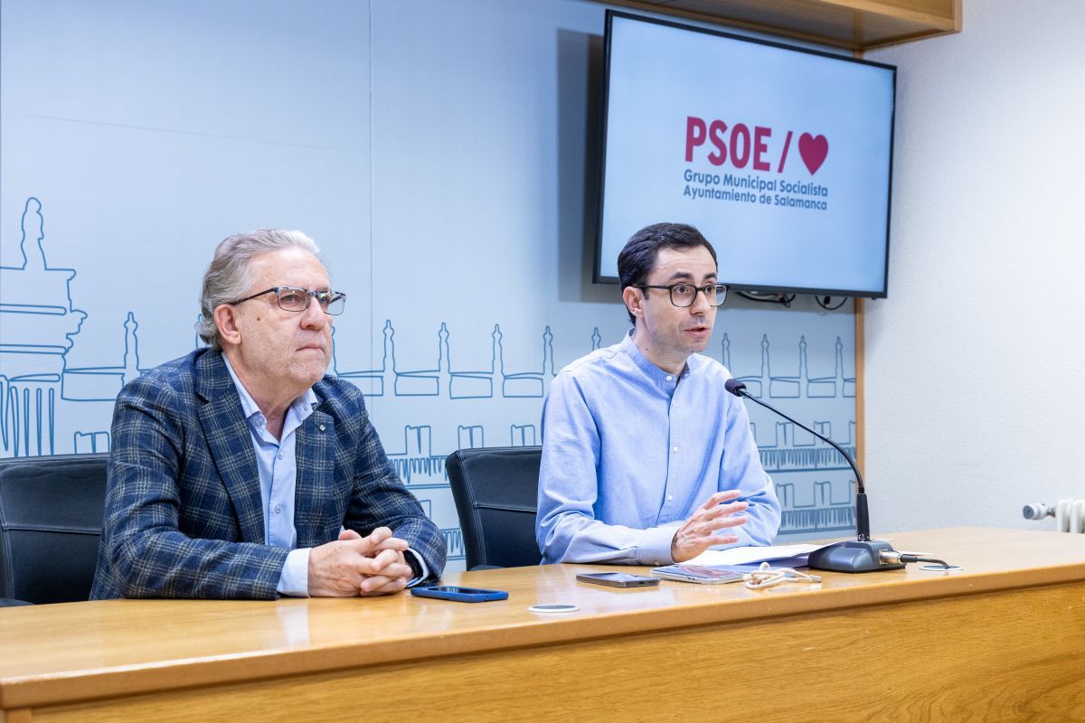 Fidel Francés y josé Luis Mateos, durante la rueda de prensa