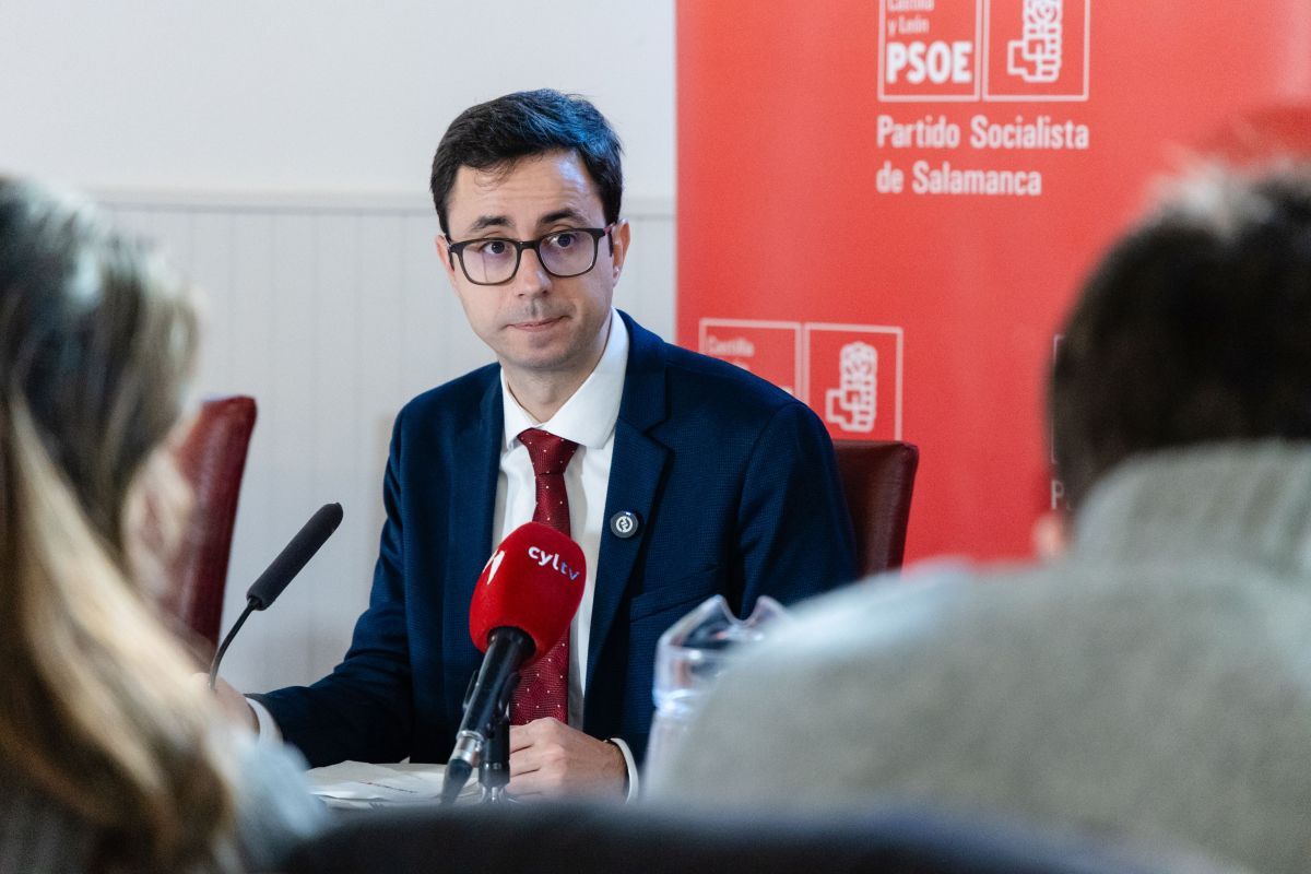 José Luis Mateos, durante el desayuno informativo